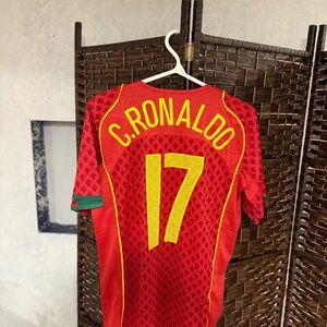 Cristiano Ronaldo Portugal 🇵🇹 Retro Soccer Jersey
